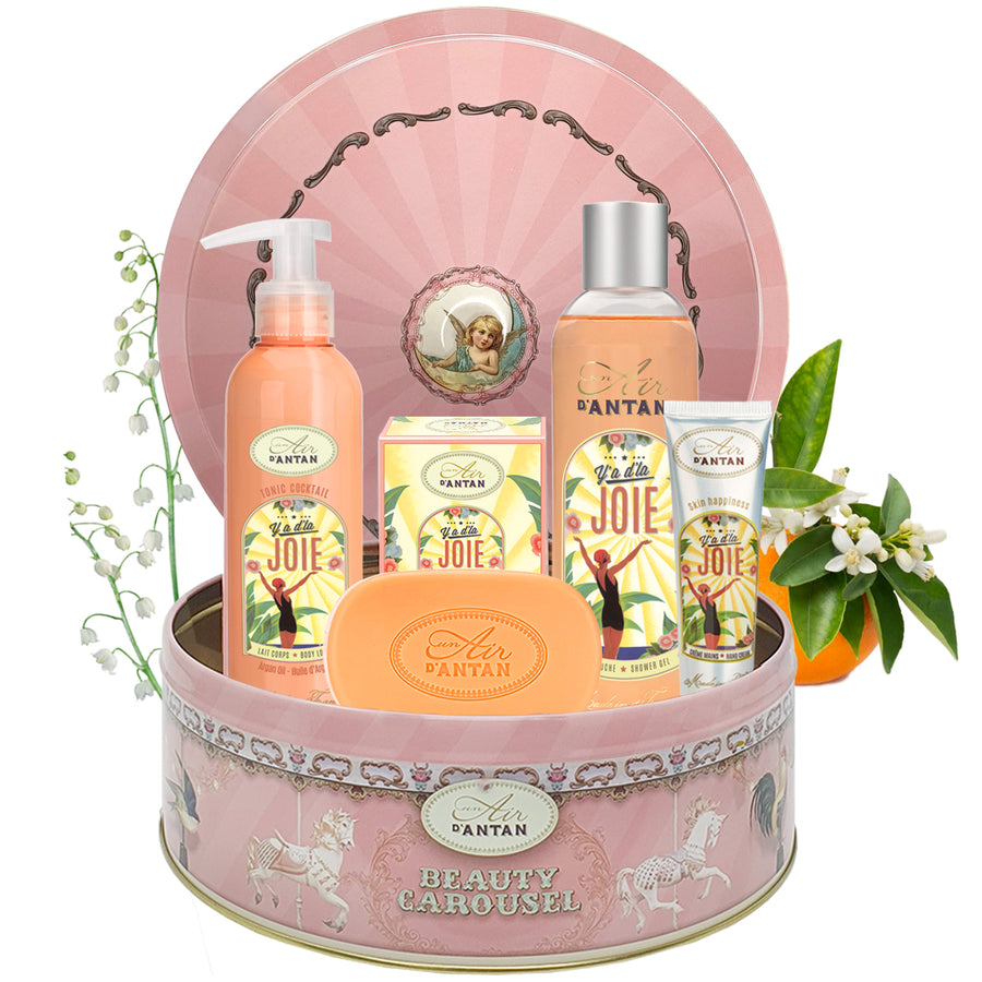 Skincare Set CAROUSEL JOIE - Orange Blossom, Lily Of the Valley, Rose